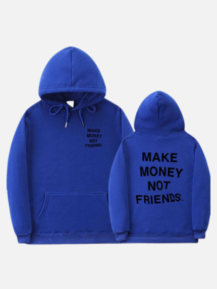 Cute Love Printed Matching blue Hoodie
